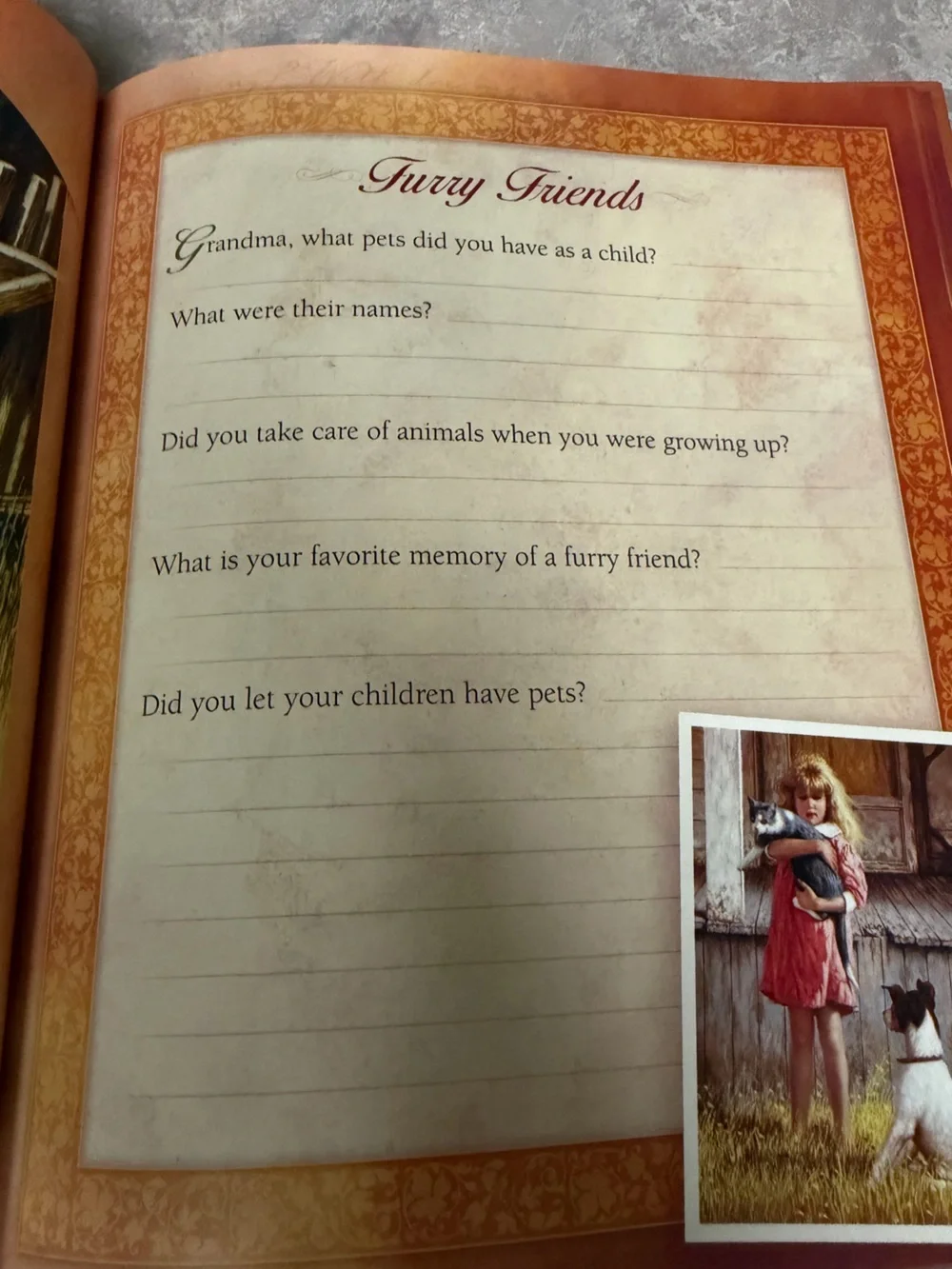 Grandma, Do You Remember When?  hardback keepsake journal